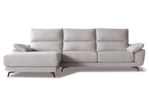 Marbella Light Beige Compact Sectional Sofa Left Chaise