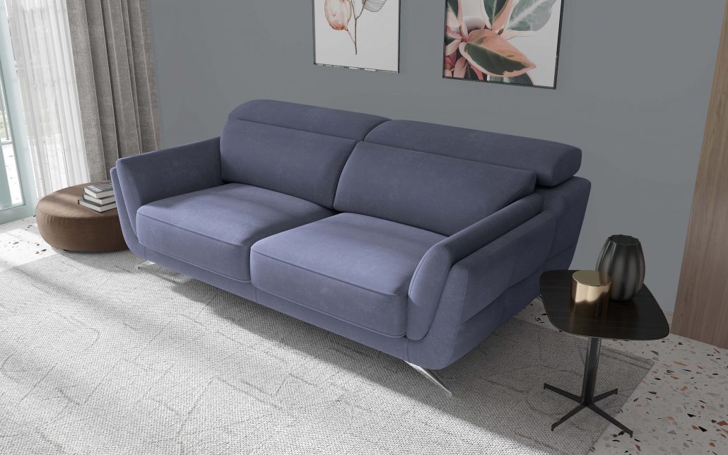 Ronda Midnight Blue Sofa 84" MODEKRAFT