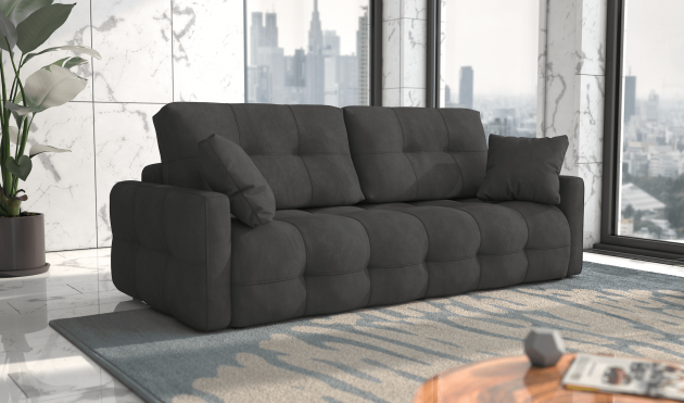 Astrid Dark Grey Sofa Bed with Storage