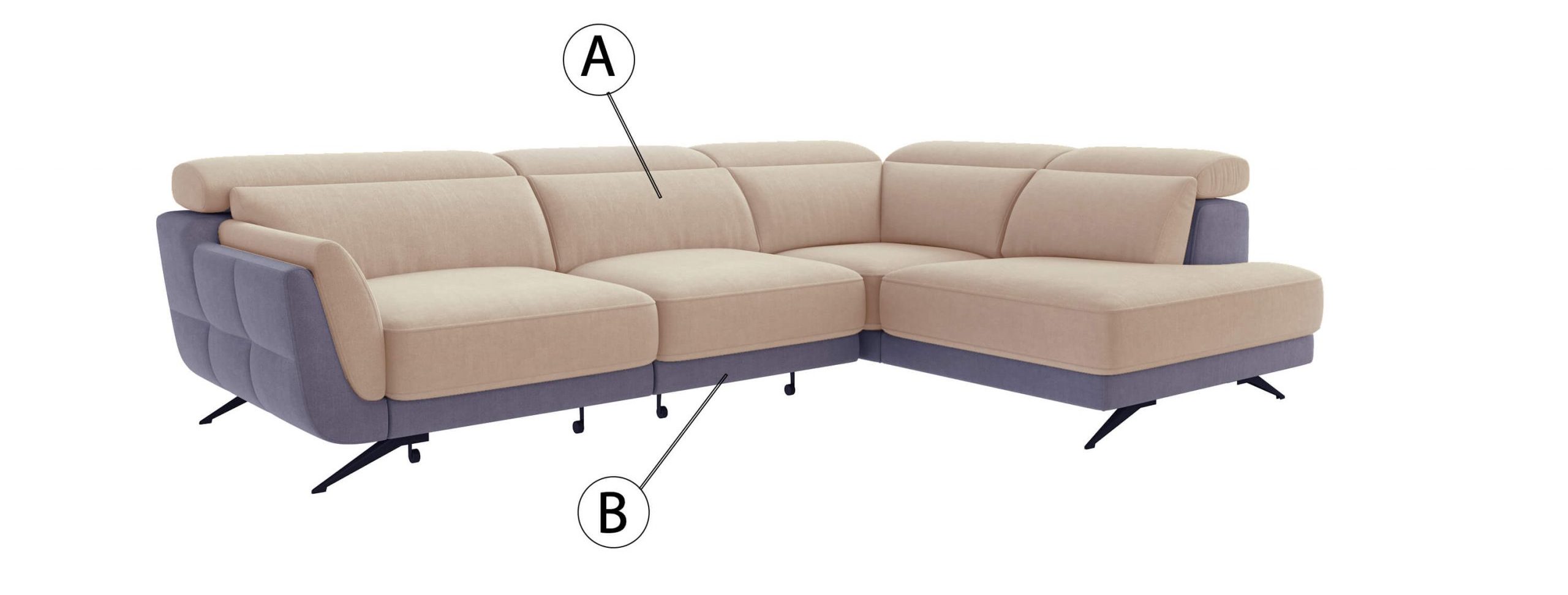 Ronda two-tone fabric