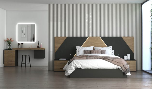 Escala Light Bedroom Set: Luminous Elegance ZN010