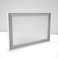 White Profile and Glazed Crystal