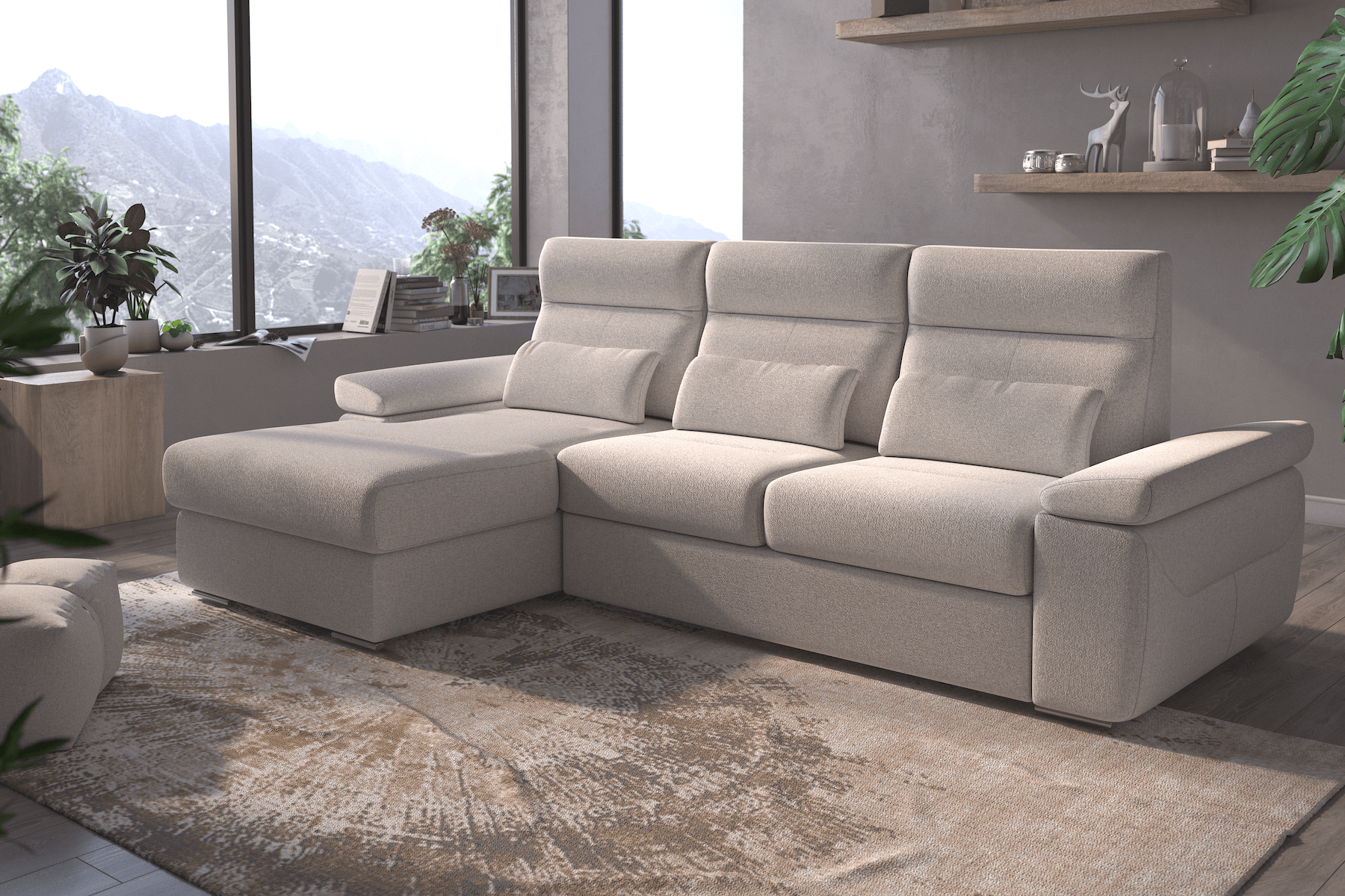 Granada Sectional sofa bed with storage-01