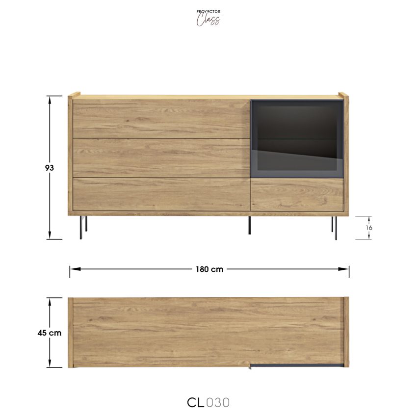 Colina Buffet Media Unit CL030 - Image 5