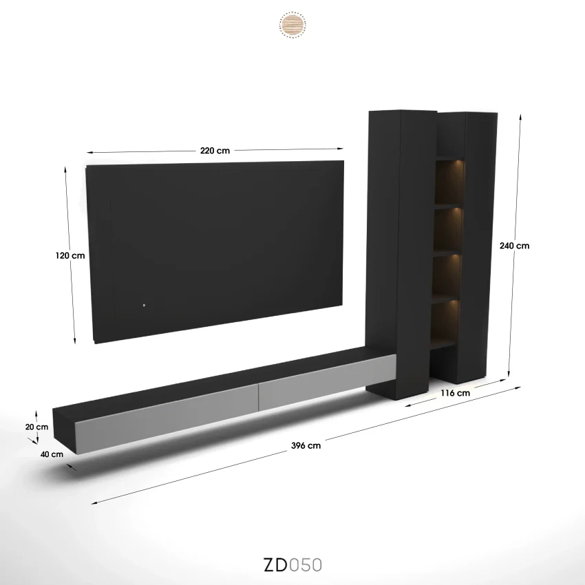 Destino Wall Unit ZD050 - Image 6