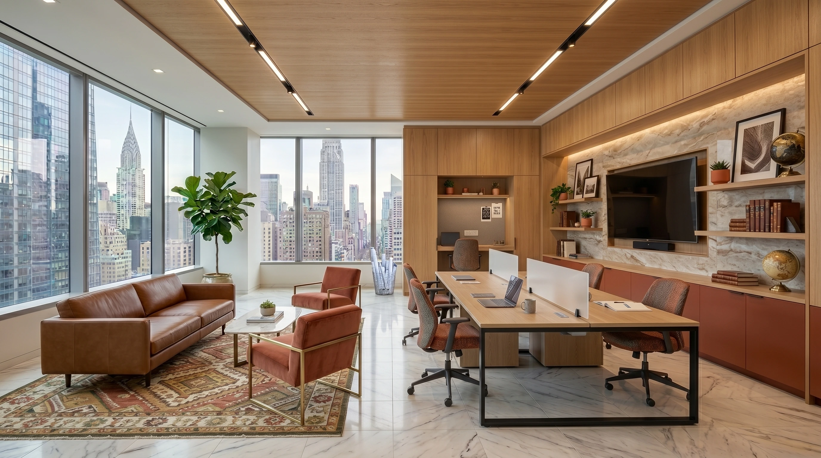 Executive office furnished by Modekraft