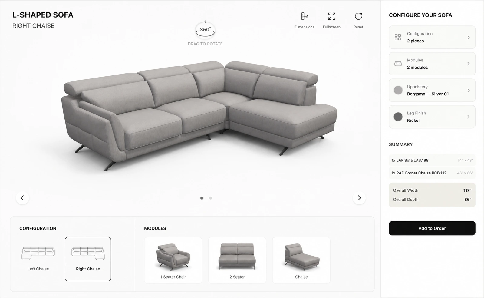 Ronda 3D configurator